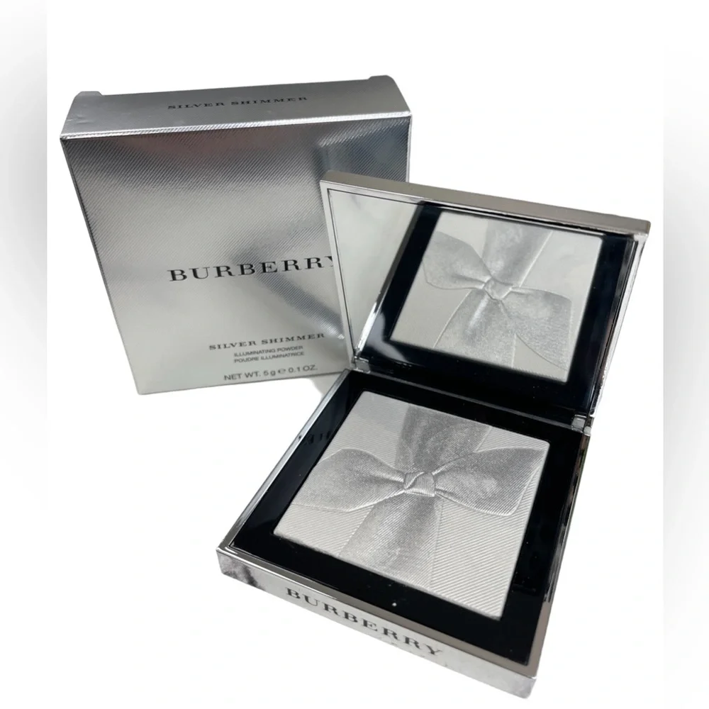 BURBERRY Silver Shimmer Illuminating Powder Highlighter LIMITED EDITION